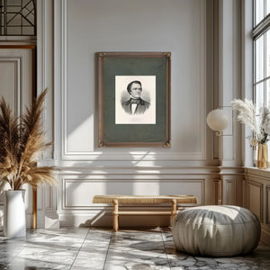 Hon John C Breckinridge Democratic Candidate for Sixteenth President of the United States 186 — Framed Wall Art Room View | B