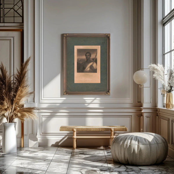 Cinque the Chief of the Amistad Captives 184 — Framed Wall Art Room View | Bella Frye