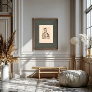 Abraham Lincoln 19 192 — Framed Wall Art Room View | Bella Frye