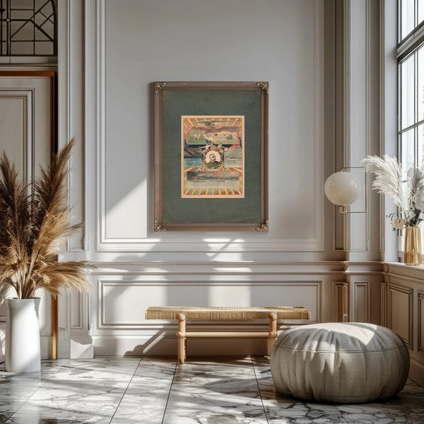 George Dewey 1899 1 — Framed Wall Art Room View | Bella Frye