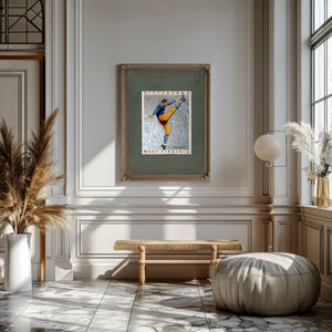 October 7 1933 Program for the Pitt Versus West Virginia Football Game — Framed Wall Art Room View | Bella Frye