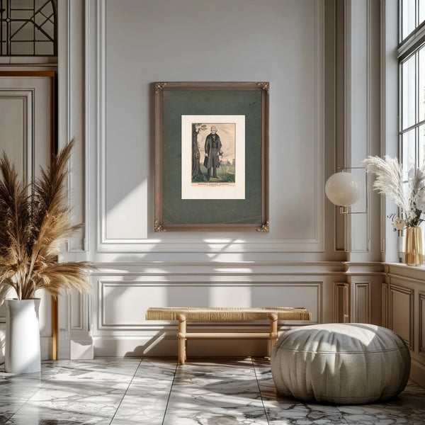 General Andrew Jackson_ the Hero the Sage and the Patriot 1845 — Framed Wall Art Room View | Bella Frye