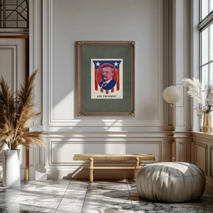 Our President 2th Century — Framed Wall Art Room View | Bella Frye