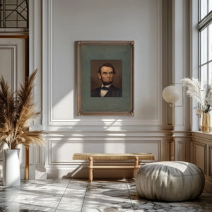 Abraham Lincoln 1877 1 — Framed Wall Art Room View | Bella Frye