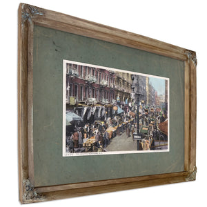 The Ghetto — Verdigris Framed Canvas Print | Bella Frye