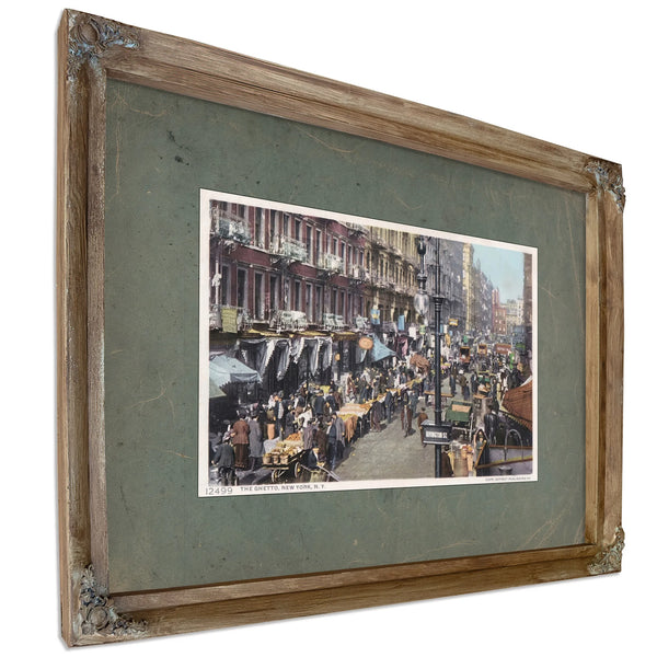 The Ghetto — Verdigris Framed Canvas Print | Bella Frye