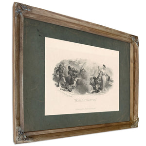Emancipation 1867 — Verdigris Framed Canvas Print | Bella Frye