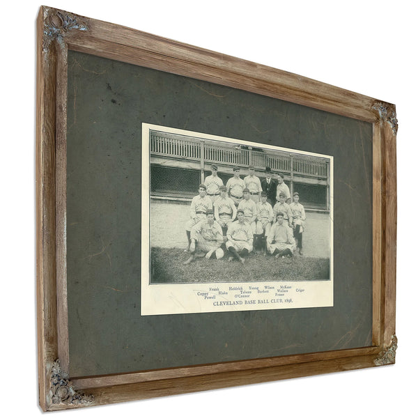 Cleveland Spiders Baseball Team 28b997 — Verdigris Framed Canvas Print | Bella Frye