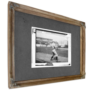 Tris Speaker Boston Al Baseball — Verdigris Framed Canvas Print | Bella Frye