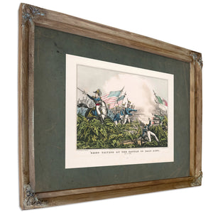 General Taylor at the Battle of Palo Alto May 8th 1846 1846 — Verdigris Framed Canvas Print | Bella Frye