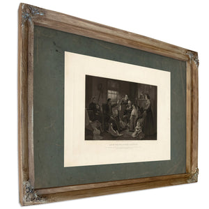 How We Won the Battle 19th Century — Verdigris Framed Canvas Print | Bella Frye