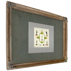 Souvenir Square Usa 1912 Ch 185475 2 2 — Verdigris Framed Canvas Print | Bella Frye