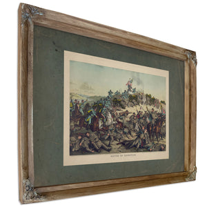 Battle of Nashville 1891 — Verdigris Framed Canvas Print | Bella Frye