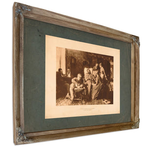 in the Hands of the Enemy After Gettysburg 189 — Verdigris Framed Canvas Print | Bella Frye