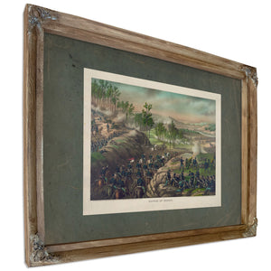 Battle of Resacamay 13 to 16 1864 1889 — Verdigris Framed Canvas Print | Bella Frye