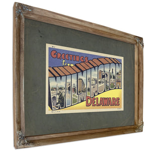 Delaware Wilmington — Verdigris Framed Canvas Print | Bella Frye