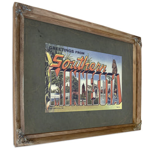 Minnesota Southern — Verdigris Framed Canvas Print | Bella Frye
