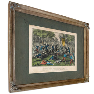 Battle of Bull Run Va July 21st 1861 1861 — Verdigris Framed Canvas Print | Bella Frye