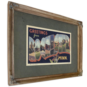 Minnesota Rochester — Verdigris Framed Canvas Print | Bella Frye