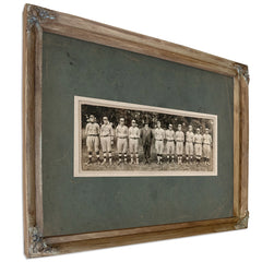 Joe Jackson Fort Porter — Verdigris Framed Canvas Print | Bella Frye