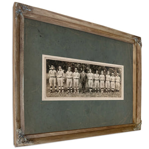 Joe Jackson Fort Porter — Verdigris Framed Canvas Print | Bella Frye