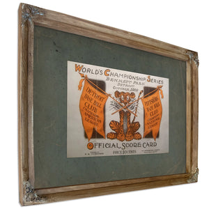 199worldseries — Verdigris Framed Canvas Print | Bella Frye
