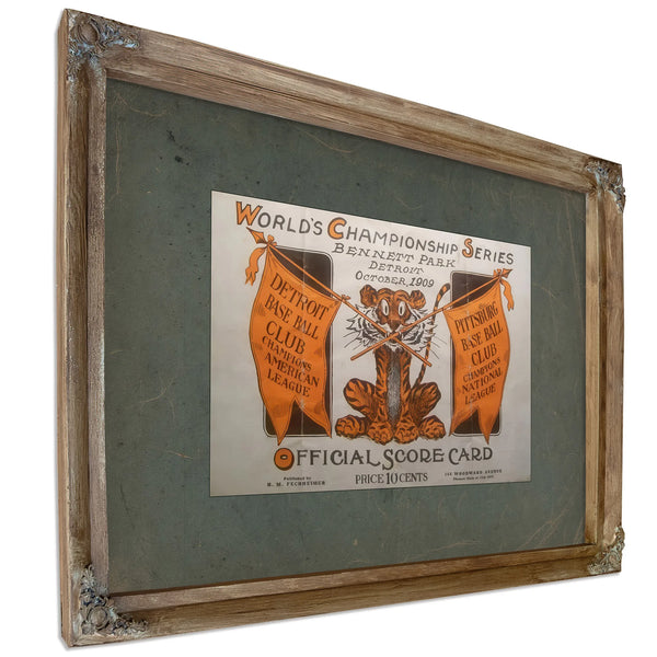 199worldseries — Verdigris Framed Canvas Print | Bella Frye