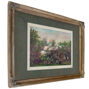 Battle of Atlantadeath of General James B Mcphersonjuly 22d 1864army of the — Verdigris Framed Canvas Print | Bella Frye