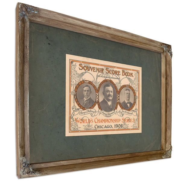 World Series 69b1a — Verdigris Framed Canvas Print | Bella Frye