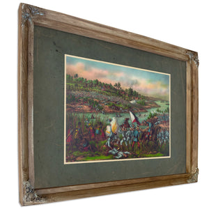Battle of Paceo Manila Feb 4th 5th 1899 1899 — Verdigris Framed Canvas Print | Bella Frye