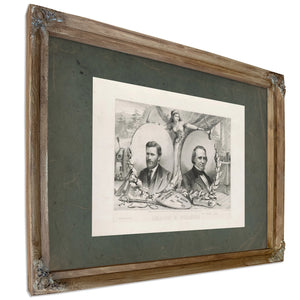 Grant Wilson 1872 — Verdigris Framed Canvas Print | Bella Frye