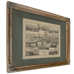 Great Battle of Homestead Defeat and Capgture of the Pinkerton Invaders July — Framed Wall Art Room View | Bella Frye