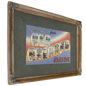 Maine Old Orchard — Verdigris Framed Canvas Print | Bella Frye