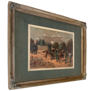 Battle of Chattanooga 188 — Verdigris Framed Canvas Print | Bella Frye