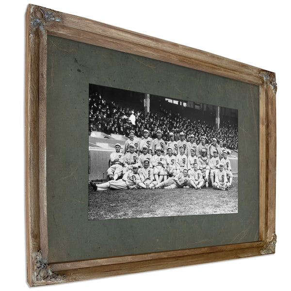 Chicago White Sox Baseball Team 89d57 — Verdigris Framed Canvas Print | Bella Frye