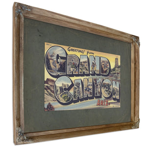 Arizona Grand Canyon — Verdigris Framed Canvas Print | Bella Frye