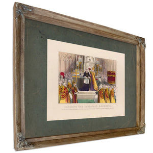 Imposing the Cardinals Berretta Upon His Grace Archbishop Mccloskey of New Y — Framed Wall Art Room View | Bella Frye