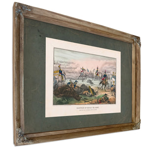 Battle of Mill El Renear the City of Mexicosept 8th 1847 1847 — Verdigris Framed Canvas Print | Bella Frye