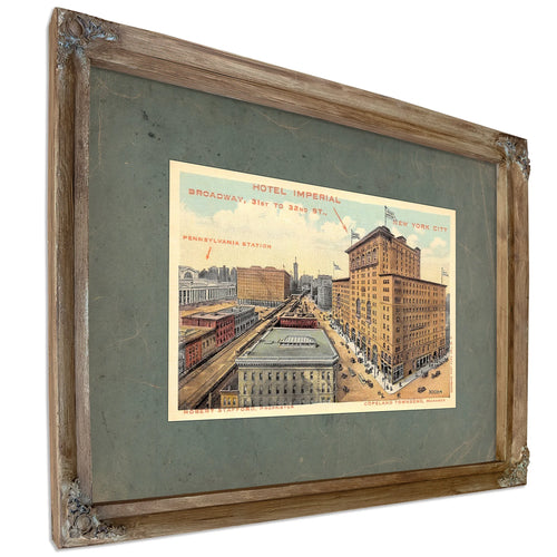 The Imperials Last View Manhattans Forgotten Broadway — Verdigris Framed Canvas Print | Bella Frye