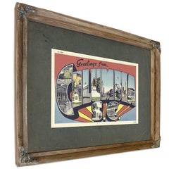 South Carolina Columbia — Verdigris Framed Canvas Print | Bella Frye