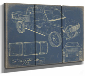 2001 Toyota Tacoma Double Cab Limited Wall Art from Bella Frye.