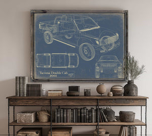 2001 Toyota Tacoma Double Cab Limited Wall Art from Bella Frye.