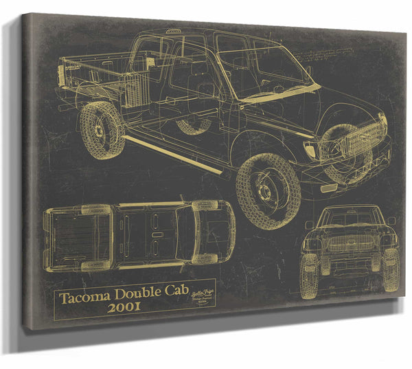 2001 Toyota Tacoma Double Cab Limited Wall Art from Bella Frye.