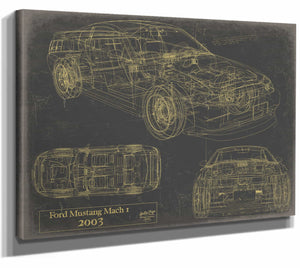 2003 Mustang Mach 1 Wall Art from Bella Frye.