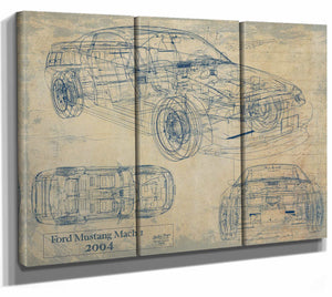 2004 Ford Mustang Mach 1 Wall Art from Bella Frye.