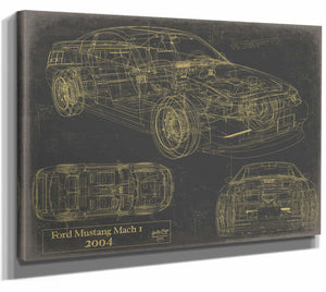 2004 Ford Mustang Mach 1 Wall Art from Bella Frye.