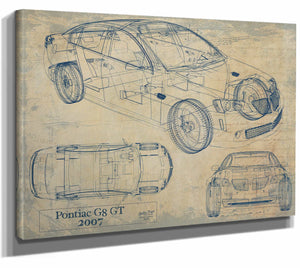 2007Pontiac G8 Gt Wall Art from Bella Frye.