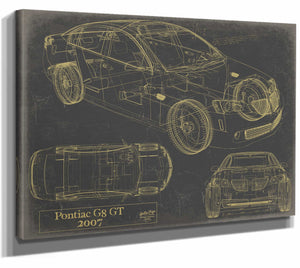 2007Pontiac G8 Gt Wall Art from Bella Frye.