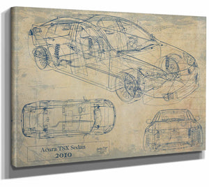 2010 Acura Tsx Sedan Wall Art from Bella Frye.