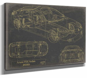 2010 Acura Tsx Sedan Wall Art from Bella Frye.